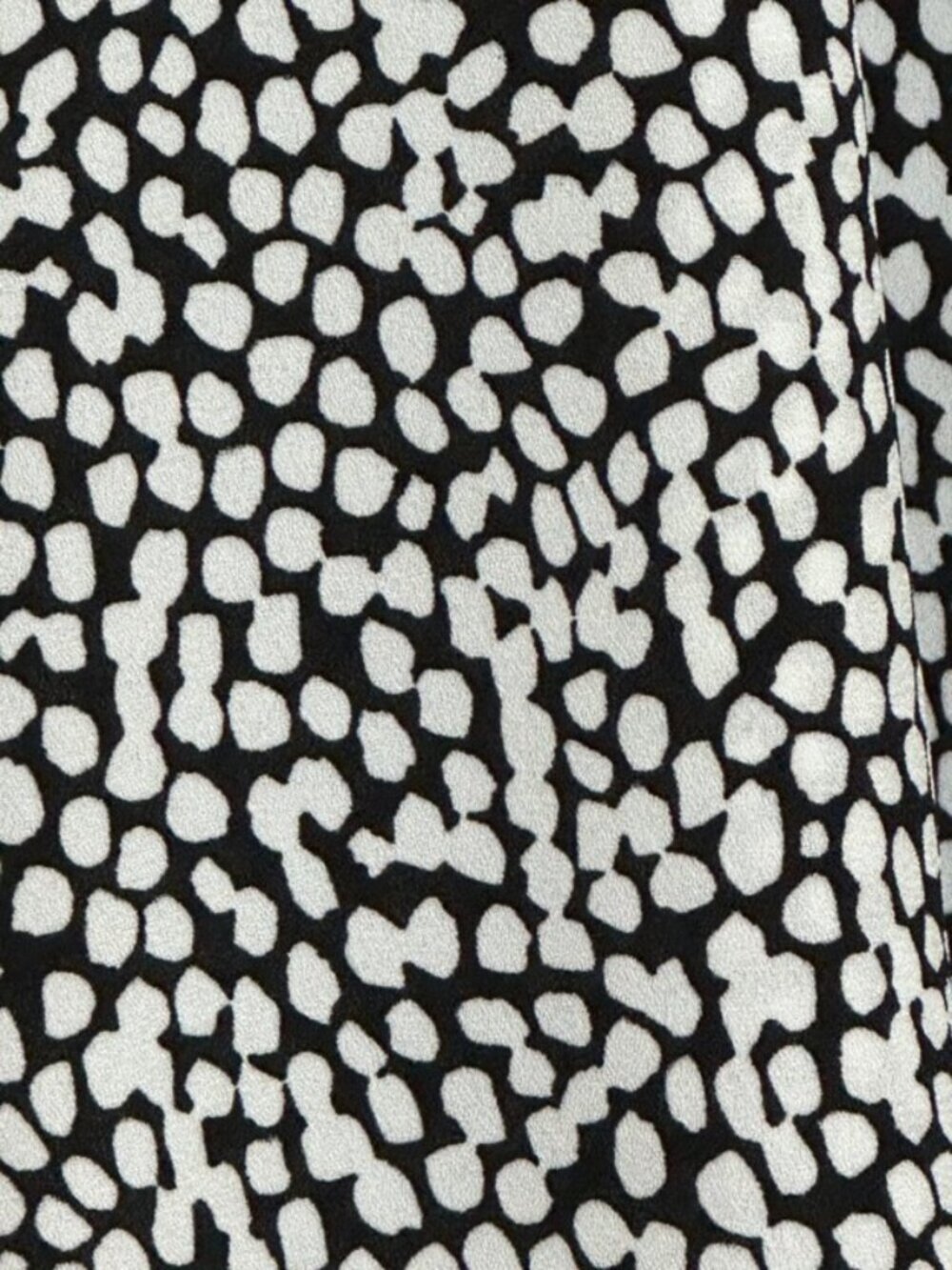 VINCE CAMUTO Bell Sleeves High Low Hem Black and White Blouse Size S - Picture 2 of 8